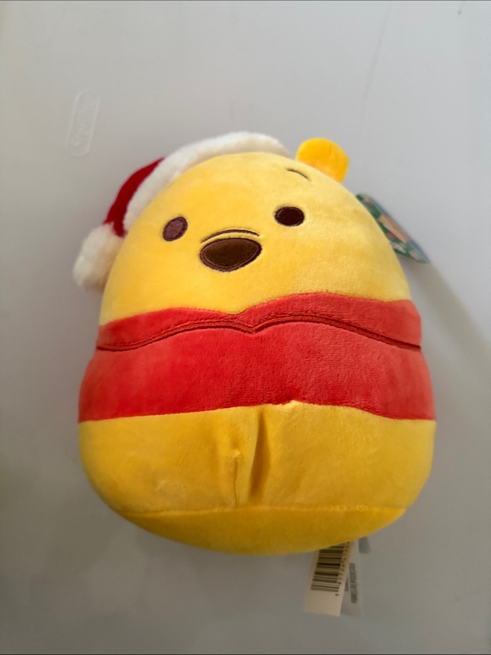 Brand new squishmallow Winnie the Pooh Santa hat plush